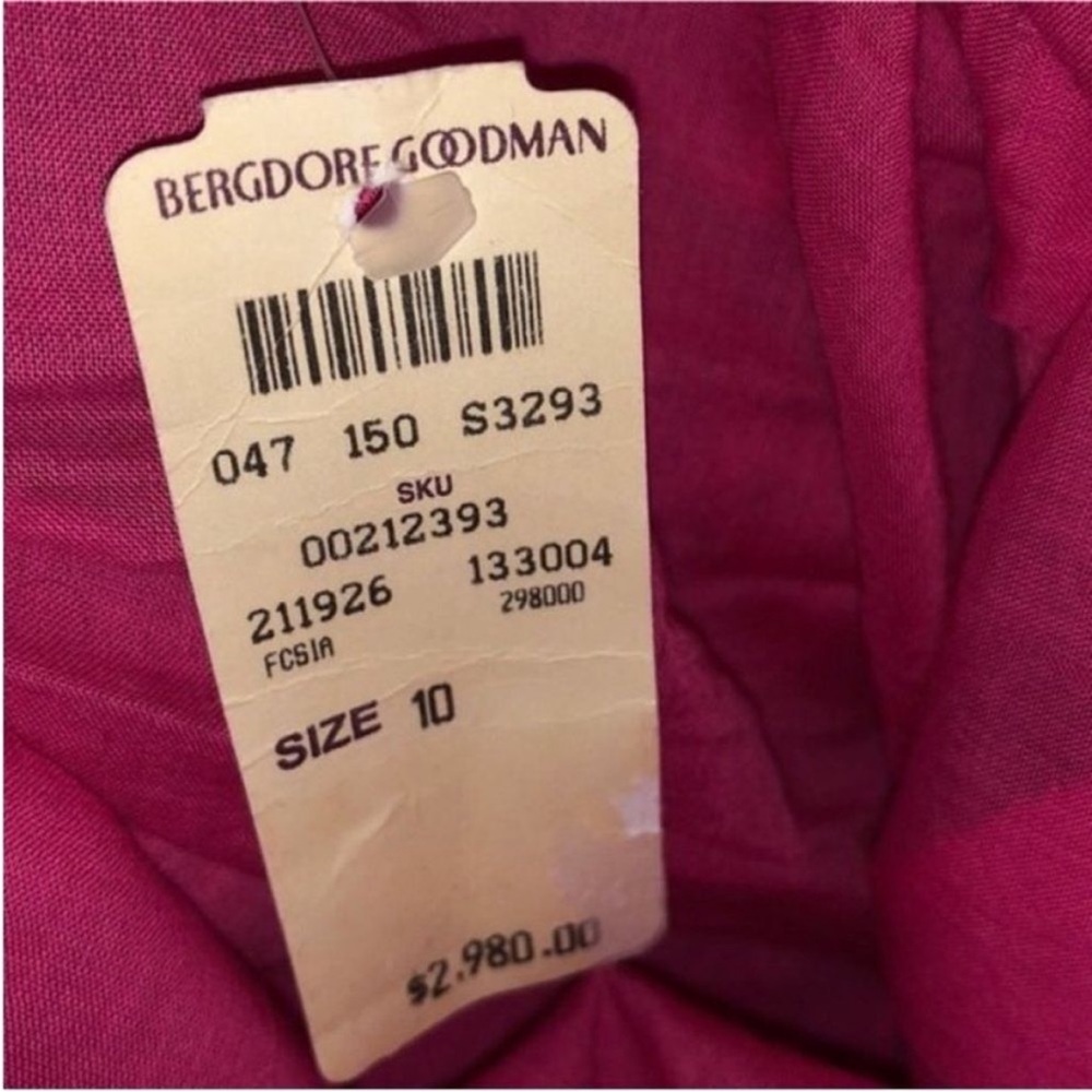 Valentino NWT Pink woman’s Voulant-Hem Guipure Dress size 10 - Picture 7 of 16